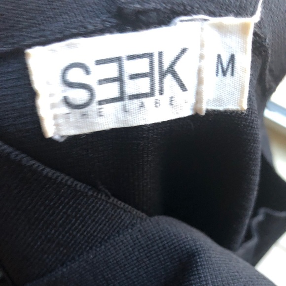 Seek The Label Black Cocktail Dress Size-M - Picture 5 of 5